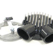 Load image into Gallery viewer, K&amp;N Universal Plenum 6.875in L x 5.75in Outer Dia - Black - Weber DGV Carburetor