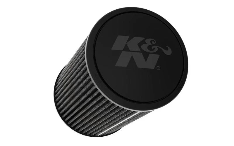K&N Universal Round Clamp-On Air Filter 3in ID 9in Height 6in Base OD 5.25 Top OD - Main Product View