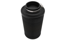 Load image into Gallery viewer, K&amp;N Universal Round Clamp-On Air Filter 3in ID 9in Height 6in Base OD 5.25 Top OD - Side View