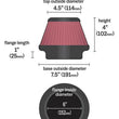 Load image into Gallery viewer, K&amp;N Universal Round Tapered Carbon Fiber Air Filter 6in Flg ID Centered/7.5in B OD/4.5in T OD/4in H - Installation View