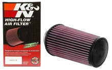 Load image into Gallery viewer, K&amp;N Universal Round Tapered Filter 3 inch FLG / 5 inch Bottom / 4 inch Top / 7 7/8 inch Height - Back View