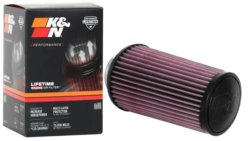 K&N Universal Round Tapered Filter 3 inch FLG / 5 inch Bottom / 4 inch Top / 7 7/8 inch Height - Additional View 7