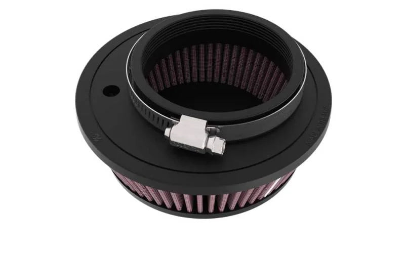 K&N Universal Rubber Filter 0.75in FLG 4.0625in OD 2.1875in Height - Side View