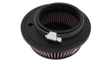 Load image into Gallery viewer, K&amp;N Universal Rubber Filter 0.75in FLG 4.0625in OD 2.1875in Height - Side View