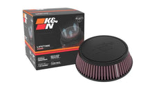 Load image into Gallery viewer, K&amp;N Universal Rubber Filter 0.75in FLG 4.0625in OD 2.1875in Height - Back View