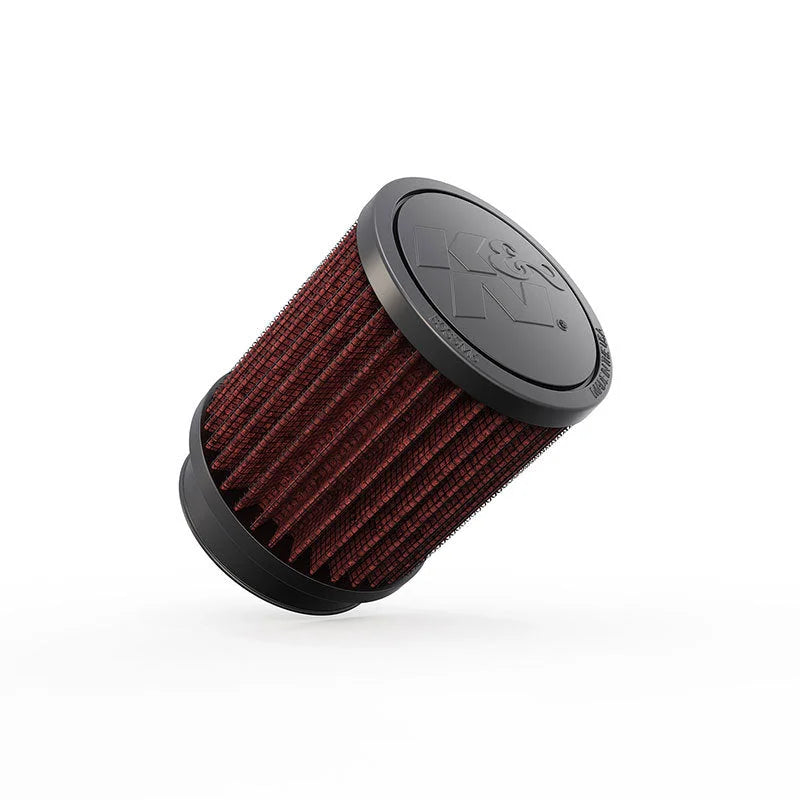 K&N Universal Rubber Filter 2.5 inch 5 Degree FLG 3.5 inch OD 4 inch Height - Side View