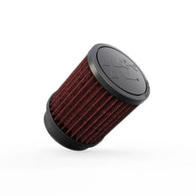 Load image into Gallery viewer, K&amp;N Universal Rubber Filter 2.5 inch 5 Degree FLG 3.5 inch OD 4 inch Height - Side View
