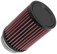 Load image into Gallery viewer, K&amp;N Universal Rubber Filter 2.5in Flange ID x 3.5in OD x 5in Height - Side View
