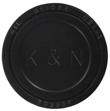 Load image into Gallery viewer, K&amp;N Universal Rubber Filter 2.5in Flange ID x 3.5in OD x 5in Height - Installation View