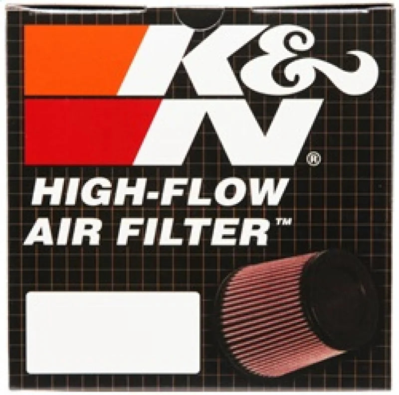 K&N Universal Rubber Filter 2.75in Flange ID x 5.875in Base OD x 4.75in Top OD x 7in Height - Installation View