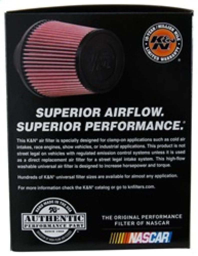 K&N Universal Rubber Filter 3 1/2inch ID FLG / 6inch Base / 4-5/8inch Top / 6inch Height - Additional View 11