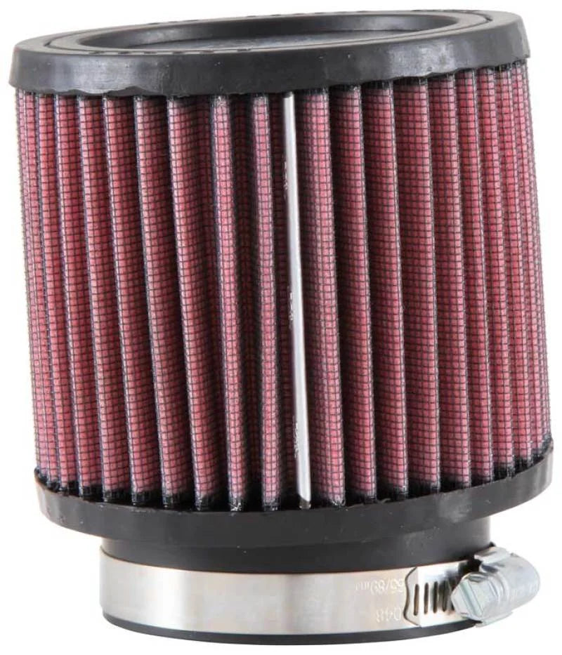 K&N Universal Rubber Filter 3 inch 5 Degree FLG 4 1/2 inch OD 4 inch Height - Main Product View