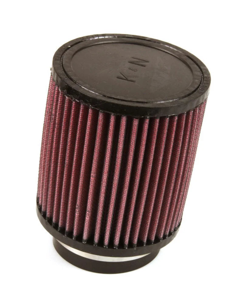 K&N Universal Rubber Filter 3 inch 5 Degree FLG 4 1/2 inch OD 5 inch Height - Side View