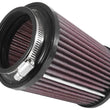 Load image into Gallery viewer, K&amp;N Universal Rubber Filter 3in Flg 4-1/2inch OD B / 2-1/4inch H - Black Top - Main Product View