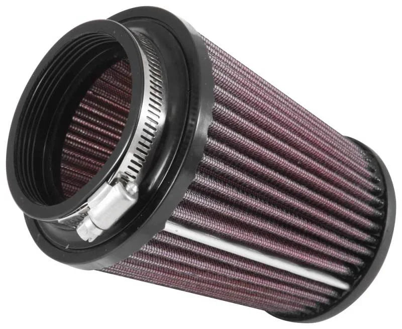K&N Universal Rubber Filter 3in Flg 4-1/2inch OD B / 2-1/4inch H - Black Top - Main Product View