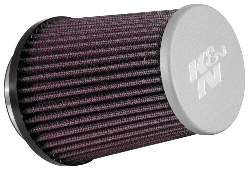 K&N Universal Rubber Filter 3in Flg 4-1/2inch OD B / 2-1/4inch H - Silver Top - Main Product View