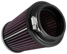 Load image into Gallery viewer, K&amp;N Universal Rubber Filter 3in Flg 4-1/2inch OD B / 2-1/4inch H - Silver Top - Side View