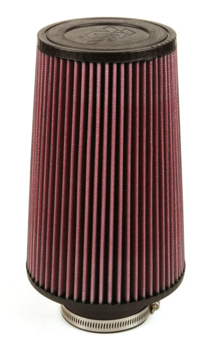 K&N Universal Rubber Filter 3inch FLG / 6inch OD-B / 4-5/8inch OD-T / 9inch L - Installation View