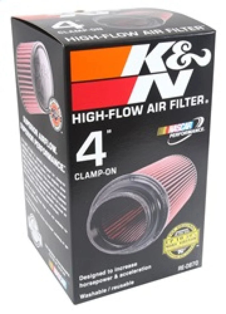 K&N Universal Rubber Filter 4inch FLG / 6inch OD-B / 4-5/8inch OD-T / 9inch H - Additional View 6