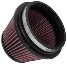 Load image into Gallery viewer, K&amp;N Universal Rubber Filter 5in Flange ID x 6.5in Base OD x 4.5in Top OD x 4.125in Height - Side View
