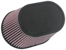 Load image into Gallery viewer, K&amp;N Universal Rubber Filter 6.25in x 4in Oval FLG / 7.375in x 5.5in Base / 6.25in x 4in Top / 5in H - Main Product View