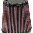 Load image into Gallery viewer, K&amp;N Universal Rubber Filter Dual Flange Oval Tprd 3.75in Base O/S W x 3.438in Top O/S W x 6.75in H