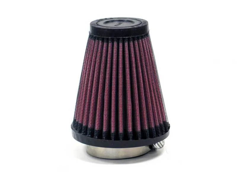 K&N Universal Rubber Filter Round Tapered 1-11/16 Flange 3.5in Base OD x 2in Top OD x 4in H - Main Product View