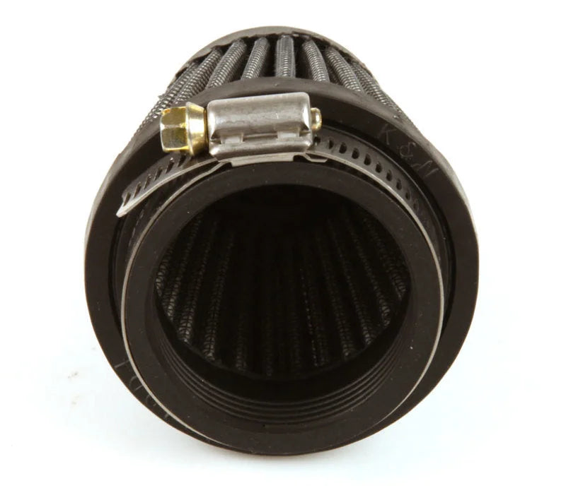 K&N Universal Rubber Filter Round Tapered 3in Base OD x 2in Top OD x 3in H - Side View