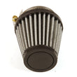 Load image into Gallery viewer, K&amp;N Universal Rubber Filter Round Tapered 3in Base OD x 2in Top OD x 3in H - Installation View
