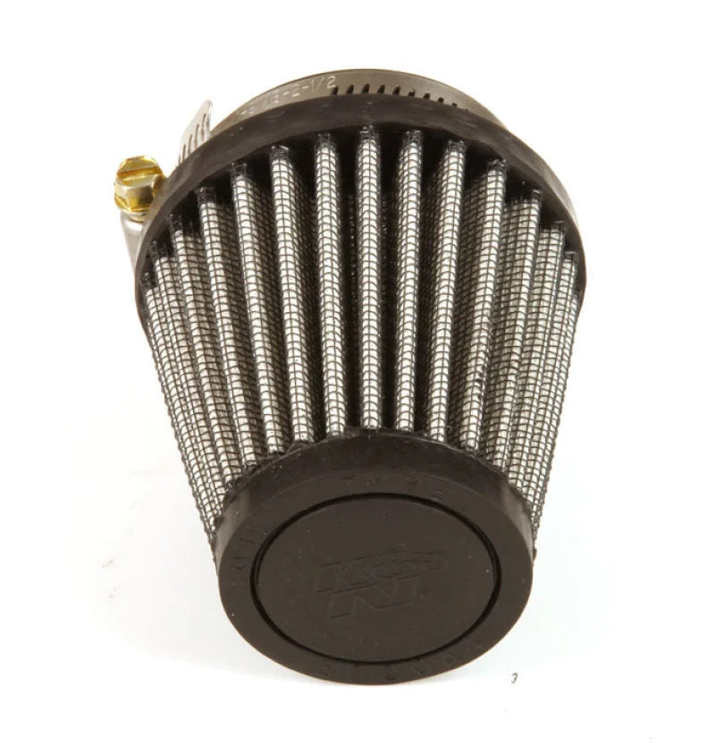 K&N Universal Rubber Filter Round Tapered 3in Base OD x 2in Top OD x 3in H - Installation View
