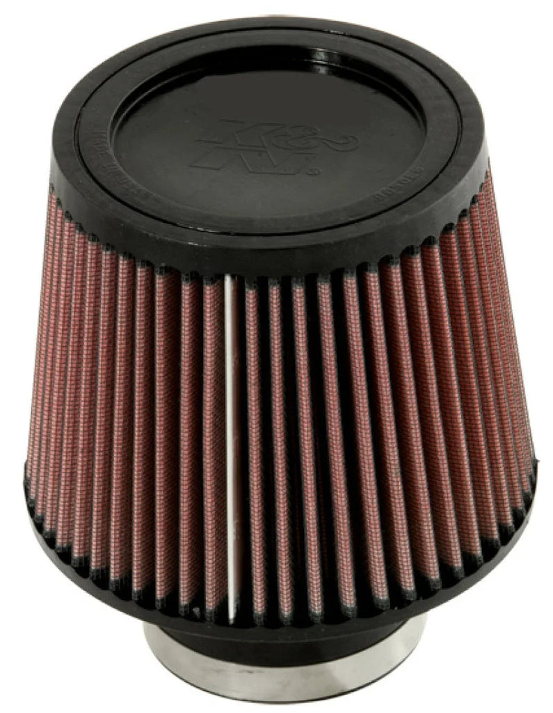 K&N Universal Rubber Filter-Round Tapered 3in Flange ID x 6in Base OD x 6in Top OD x 5in H - Main Product View