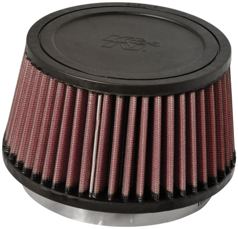K&N Universal Rubber Filter Round Tapered 4.5in Flange ID x 5.875 Base OD x 5in Top OD x 3.25in H - Main Product View