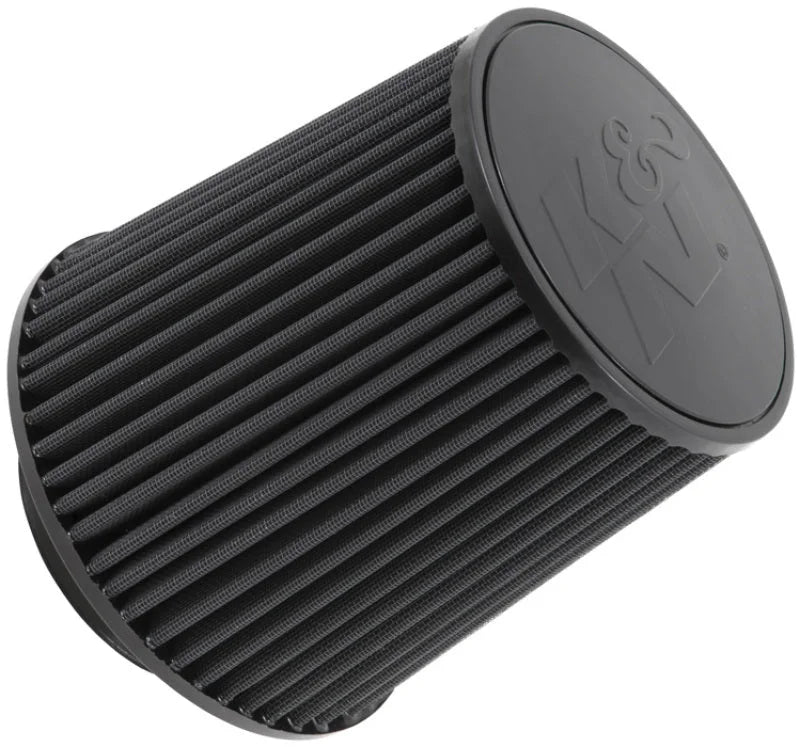 K&N Universal Rubber Filter-Round Tapered 4.5in Flange ID x 8in Base OD x 6.625in Top OD x 8in H - Main Product View