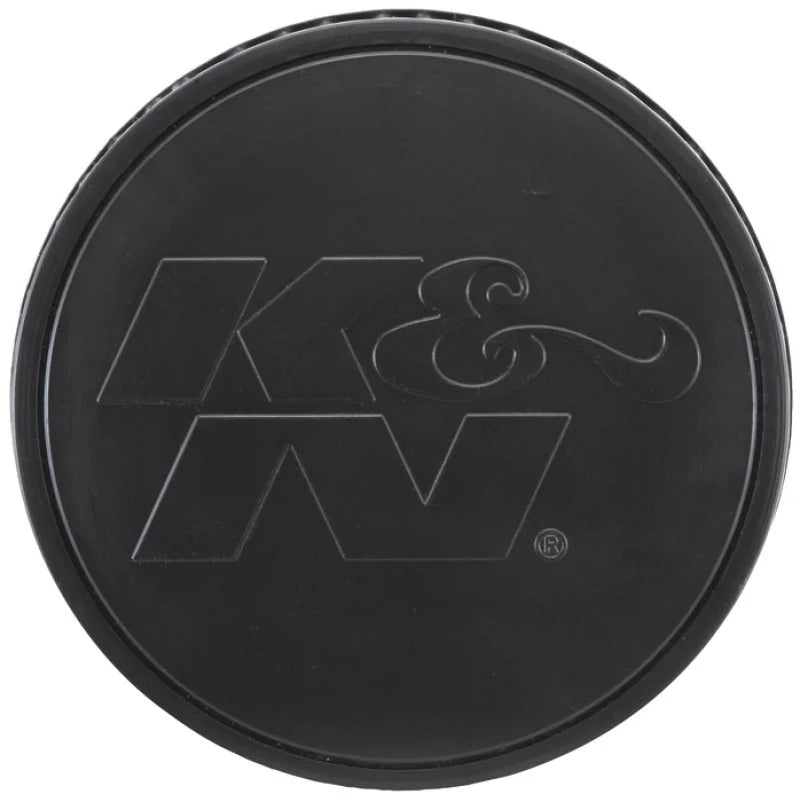 K&N Universal Rubber Filter-Round Tapered 4.5in Flange ID x 8in Base OD x 6.625in Top OD x 8in H - Installation View