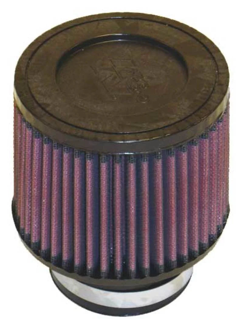 K&N Universal Rubber Filter Round Tapered 4.625in Top OD x 5in Base OD x 4in H - Side View