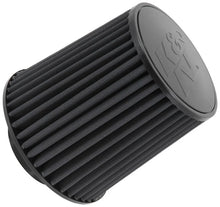 Load image into Gallery viewer, K&amp;N Universal Rubber Filter-Round Tapered 4in Flange ID x 8in Base OD x 6.625in Top OD x 8in H - Side View