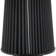 Load image into Gallery viewer, K&amp;N Universal Rubber Filter-Round Tapered 4in Flange ID x 8in Base OD x 6.625in Top OD x 8in H - Back View