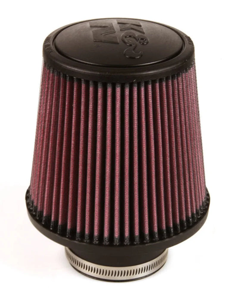 K&N Universal Rubber Filter - Round Tapered 6in Base OD x 3in Flange ID x 6in H - Main Product View