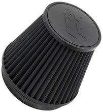 Load image into Gallery viewer, K&amp;N Universal Rubber Filter Round Tapered 6in Flange ID x 7.5in Base OD x 5.25in Top OD x 6in Height - Main Product View