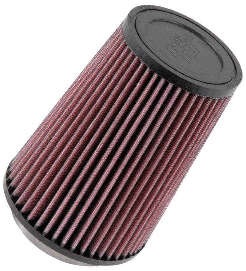 K&N Universal Rubber Filter Round Tprd 3.313in Flange ID x 4.75in Base OD x 3.5in Top OD x 6.5in H - Main Product View