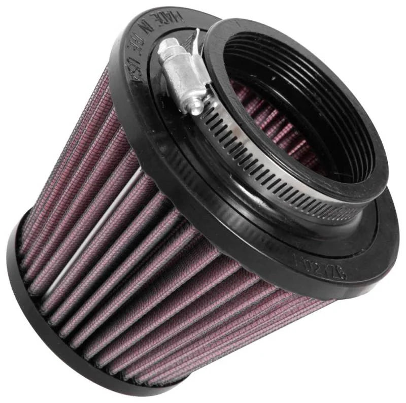 K&N Universal Tapered Filter 2.75in Flange ID x 5.0625in Base OD x 3.5in Top OD x 4in Height - Side View