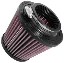 Load image into Gallery viewer, K&amp;N Universal Tapered Filter 2.75in Flange ID x 5.0625in Base OD x 3.5in Top OD x 4in Height - Side View