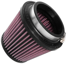 Load image into Gallery viewer, K&amp;N Universal Tapered Filter 3-1/8in Flange IDx4-15/16in Base OD x 3-1/2in Top OD x 3-15/16in Height - Side View