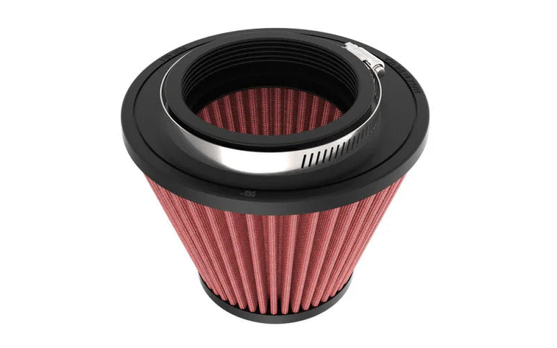 K&N Universal Tapered Filter 3.156 Flange ID x 5.781in Base OD x 3.5in Top OD x 4.531in Height - Side View