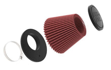 Load image into Gallery viewer, K&amp;N Universal Tapered Filter 3.156 Flange ID x 5.781in Base OD x 3.5in Top OD x 4.531in Height - Installation View