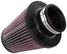 Load image into Gallery viewer, K&amp;N Universal Tapered Filter 3in Flange ID x 6in Base OD x 4in Top OD x 6.75in Height - Side View