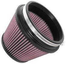 Load image into Gallery viewer, K&amp;N Universal Tapered Filter 6in Flange ID x 7.5in Base OD x 5in Top OD x 5in Height - Side View