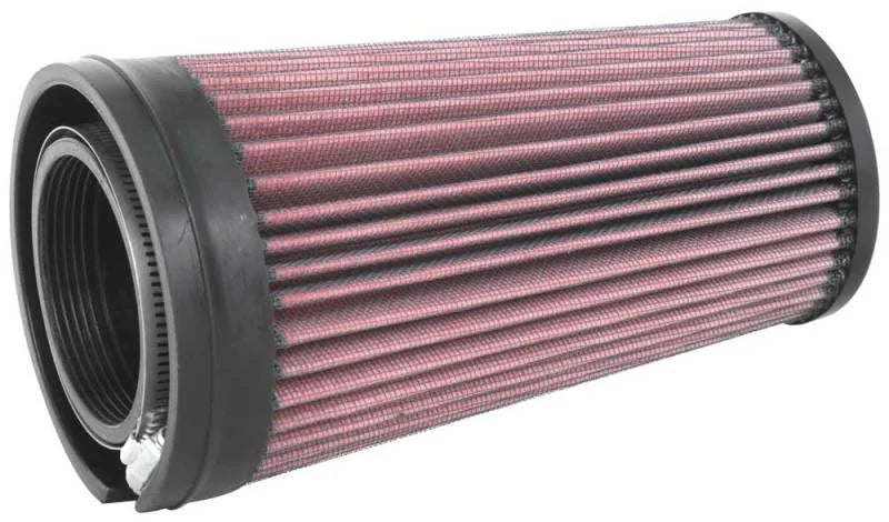 K&N Universal Unique Air Filter 2-3/4in FLG x 4-21/32in Base x 3-1/2in Top x 8-1/4in Height - Side View