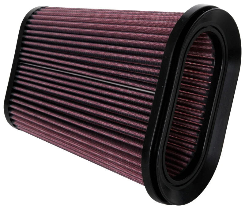K&N Universal Unique Air Filter 7.5in X 4.5in Base x 5.5in X 2.5in Top x 9in Height - Side View
