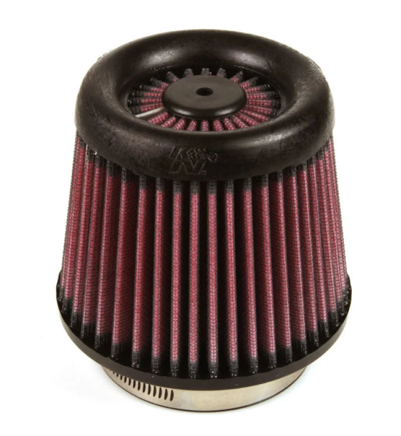 K&N Universal X-Stream Clamp-On Air Filter 3.313in Flg ID/4.875in Base OD/4in Top OD/4.25in H - Side View